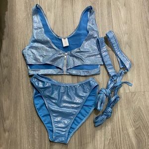IHEARTRAVES Blue Shimmer Rave Set